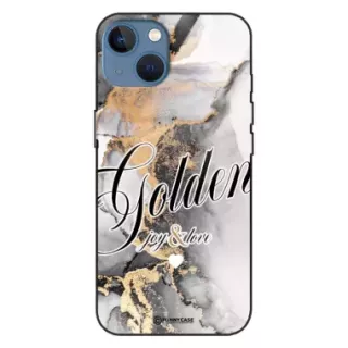 Etui Black Case Glass Marble Elegance do APPLE IPHONE 14 Marmurkowe