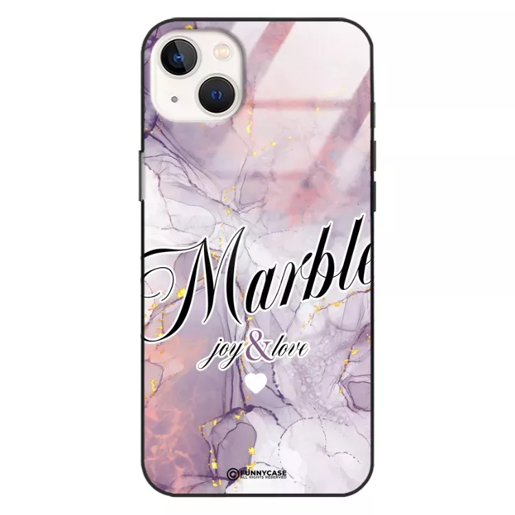 Etui Black Case Glass Marble Elegance do APPLE IPHONE 14 PLUS Marmurkowe