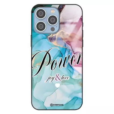 Etui Black Case Glass Marble Elegance do APPLE IPHONE 15 PRO MAX Marmurkowe