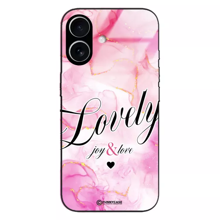 Etui Black Case Glass Marble Elegance do APPLE IPHONE 17 Marmurkowe