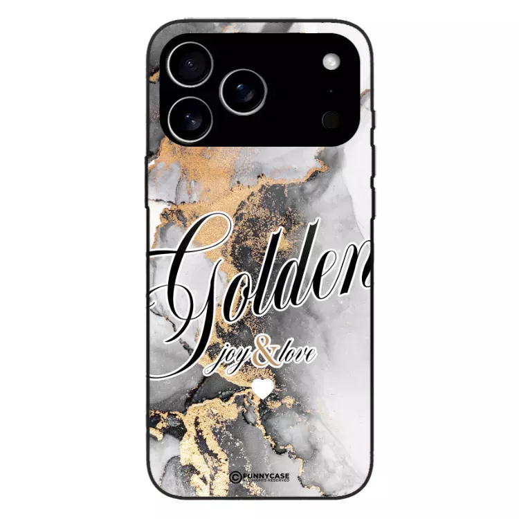 Etui Black Case Glass Marble Elegance do APPLE IPHONE 17 PRO MAX Marmurkowe