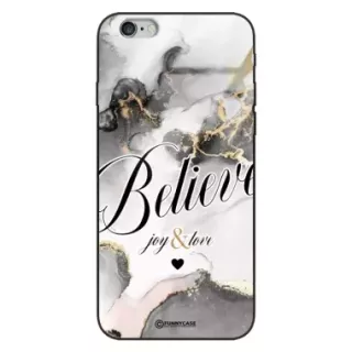 Etui Black Case Glass Marble Elegance do APPLE IPHONE 6 Marmurkowe