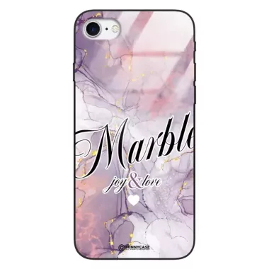 Etui Black Case Glass Marble Elegance do APPLE IPHONE 7 Marmurkowe