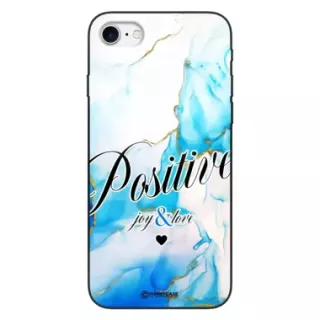 Etui Black Case Glass Marble Elegance do APPLE iPHONE SE2 Marmurkowe