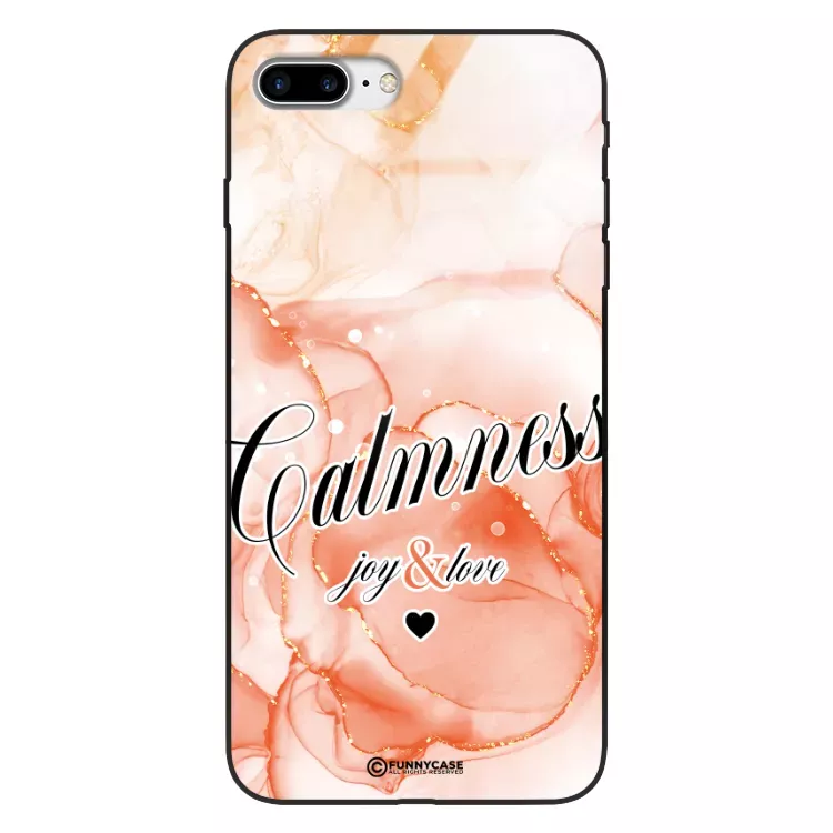 Etui Black Case Glass Marble Elegance do APPLE IPHONE 7 PLUS Marmurkowe