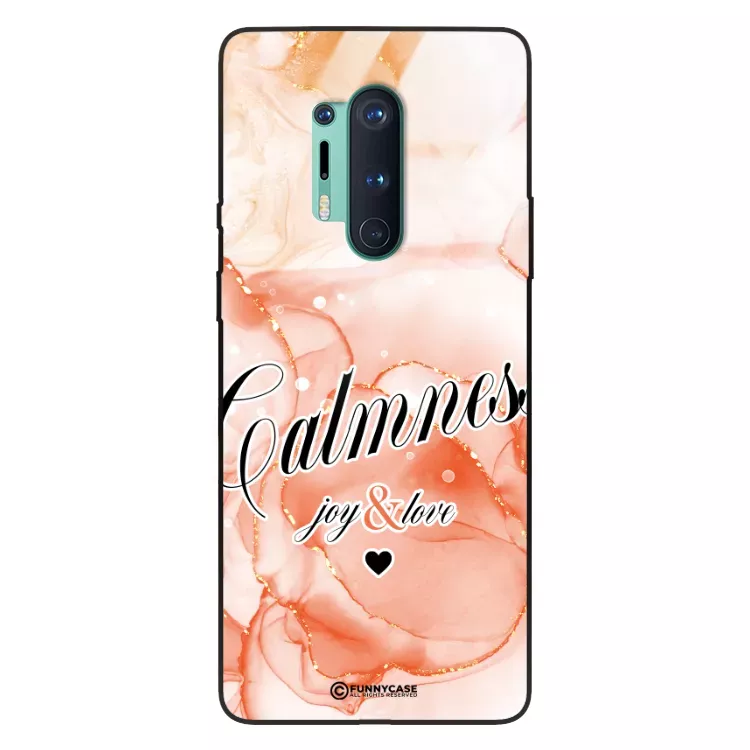 Etui Black Case Glass Marble Elegance do ONEPLUS 8 PRO Marmurkowe