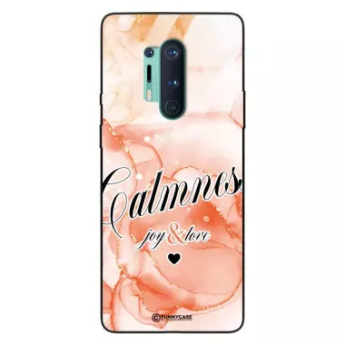 Etui Black Case Glass Marble Elegance do ONEPLUS 8 PRO Marmurkowe
