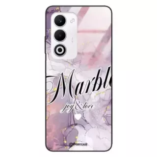 Etui Black Case Glass Marble Elegance do OPPO A5 5G Marmurkowe