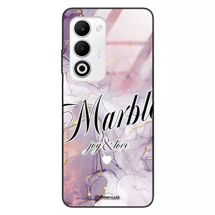 Etui Black Case Glass Marble Elegance do OPPO A5 5G Marmurkowe