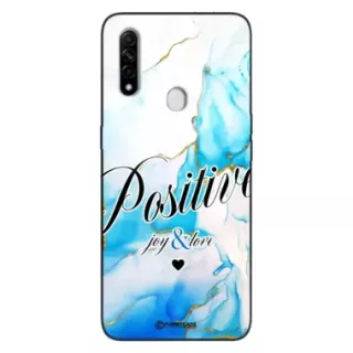 Etui Black Case Glass Marble Elegance do OPPO A31 Marmurkowe