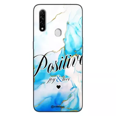 Etui Black Case Glass Marble Elegance do OPPO A31 Marmurkowe