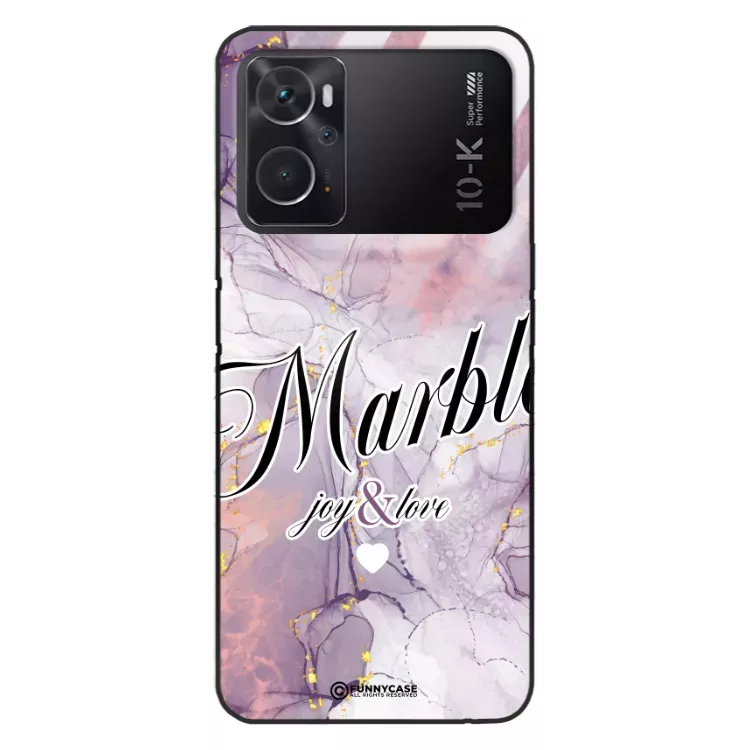 Etui Black Case Glass Marble Elegance do OPPO K10 PRO 5G Marmurkowe