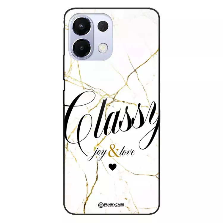 Etui Black Case Glass Marble Elegance do OPPO K12S 5G Marmurkowe