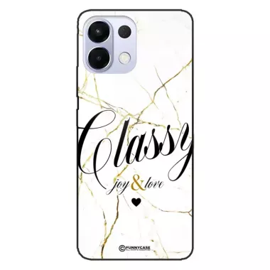Etui Black Case Glass Marble Elegance do OPPO K12S 5G Marmurkowe
