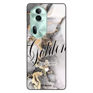 Etui Black Case Glass Marble Elegance do OPPO RENO 11 5G Marmurkowe