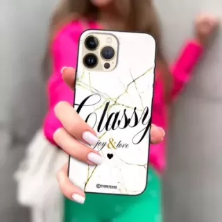 Etui Black Case Glass Marble Elegance do OPPO RENO 12 PRO 5G Marmurkowe