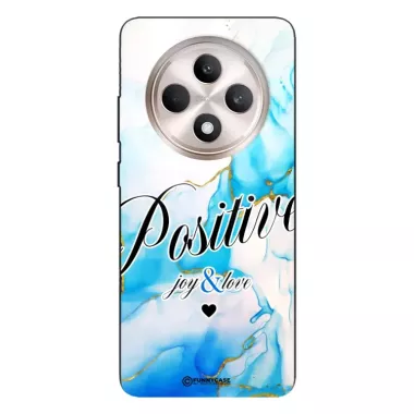 Etui Black Case Glass Marble Elegance do OPPO RENO 12F 4G Marmurkowe