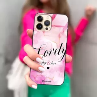 Etui Black Case Glass Marble Elegance do OPPO RENO 14F Marmurkowe