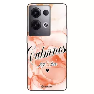 Etui Black Case Glass Marble Elegance do OPPO RENO 8 PRO PLUS Marmurkowe