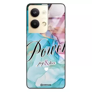 Etui Black Case Glass Marble Elegance do OPPO RENO 9 PRO Marmurkowe