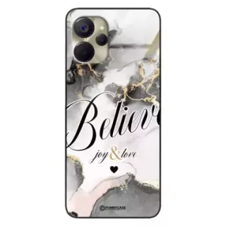 Etui Black Case Glass Marble Elegance do REALME 10 5G Marmurkowe