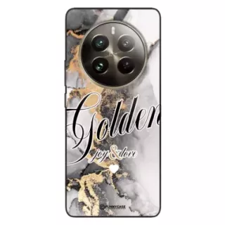 Etui Black Case Glass Marble Elegance do REALME 12 PRO Marmurkowe