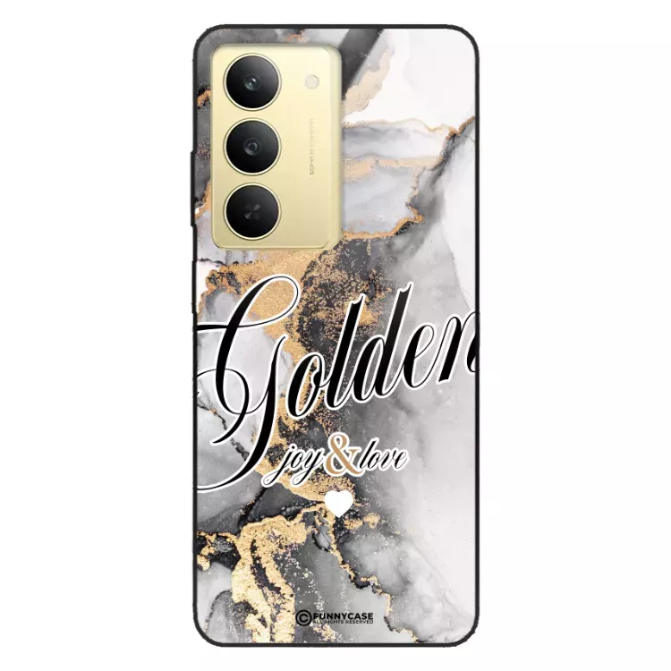 Etui Black Case Glass Marble Elegance do REALME V60 PRO Marmurkowe