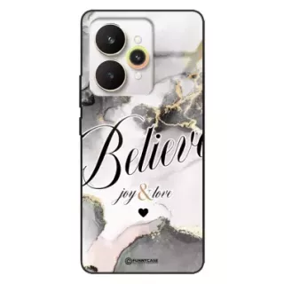 Etui Black Case Glass Marble Elegance do REALME 15 5G Marmurkowe