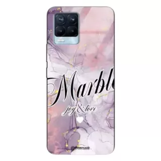 Etui Black Case Glass Marble Elegance do REALME 8 PRO Marmurkowe