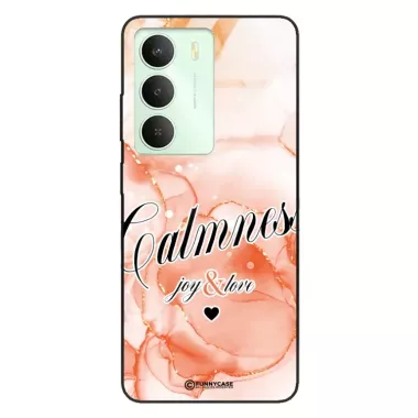 Etui Black Case Glass Marble Elegance do REALME V70 5G Marmurkowe