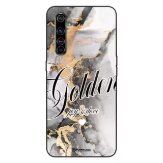 Etui Black Case Glass Marble Elegance do REALME X50 PRO  Marmurkowe
