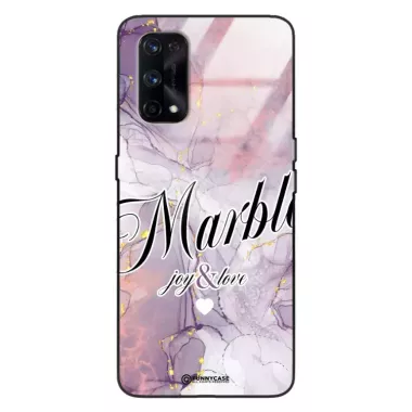 Etui Black Case Glass Marble Elegance do REALME X7 PRO Marmurkowe