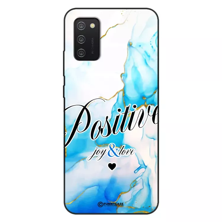 Etui Black Case Glass Marble Elegance do SAMSUNG A02S Marmurkowe