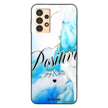 Etui Black Case Glass Marble Elegance do SAMSUNG A13 4G Marmurkowe