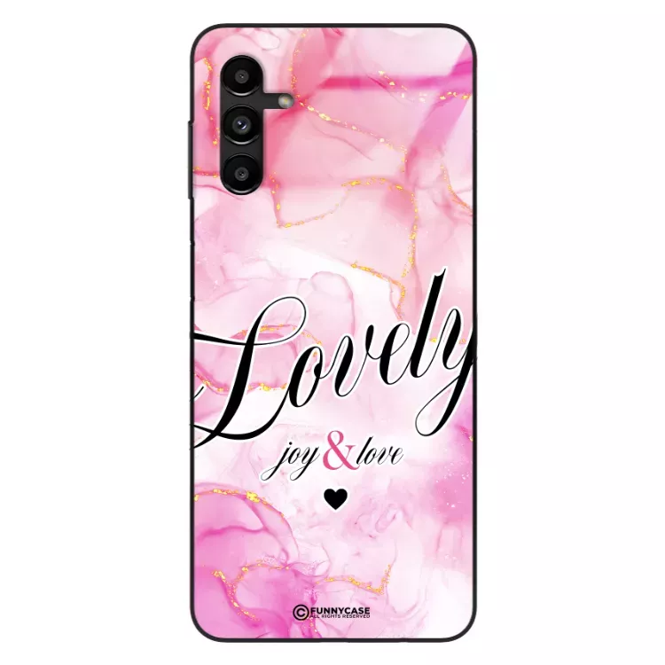 Etui Black Case Glass Marble Elegance do SAMSUNG A04S Marmurkowe