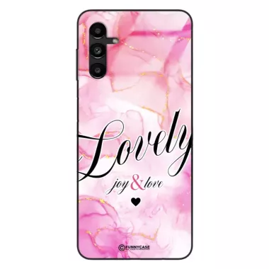 Etui Black Case Glass Marble Elegance do SAMSUNG A04S Marmurkowe