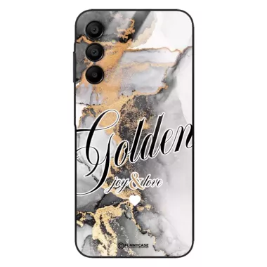 Etui Black Case Glass Marble Elegance do SAMSUNG A15 4G Marmurkowe