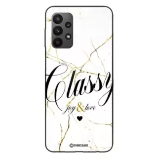 Etui Black Case Glass Marble Elegance do SAMSUNG A23 4G Marmurkowe