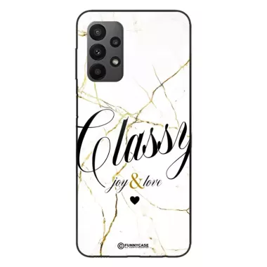Etui Black Case Glass Marble Elegance do SAMSUNG A23 4G Marmurkowe