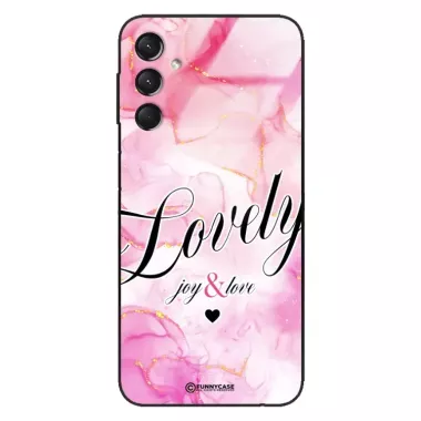 Etui Black Case Glass Marble Elegance do SAMSUNG A24 4G Marmurkowe