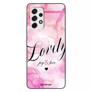 Etui Black Case Glass Marble Elegance do SAMSUNG A53 5G Marmurkowe