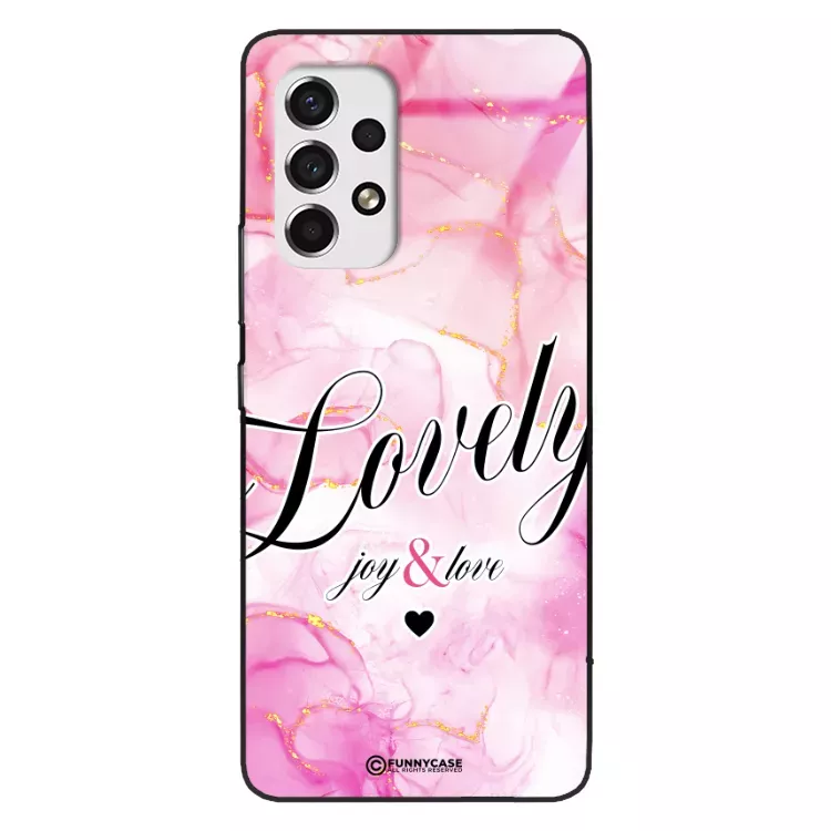 Etui Black Case Glass Marble Elegance do SAMSUNG A53 5G Marmurkowe