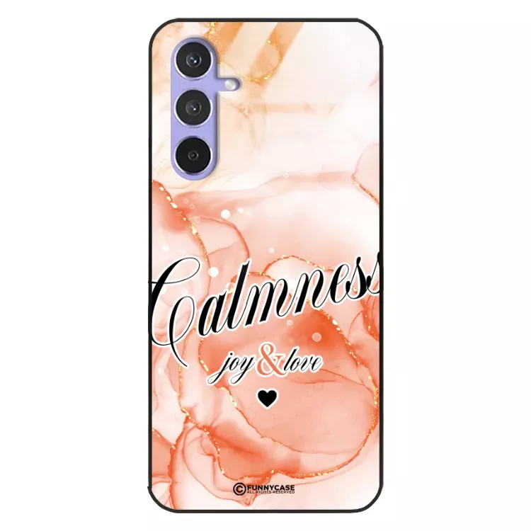 Etui Black Case Glass Marble Elegance do SAMSUNG A54 5G Marmurkowe