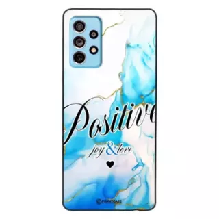 Etui Black Case Glass Marble Elegance do SAMSUNG A73 5G Marmurkowe