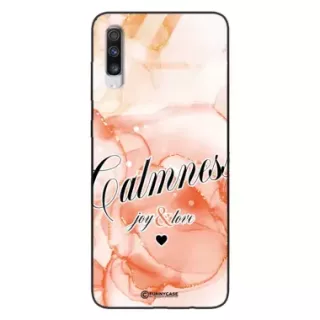 Etui Black Case Glass Marble Elegance do SAMSUNG A70s Marmurkowe