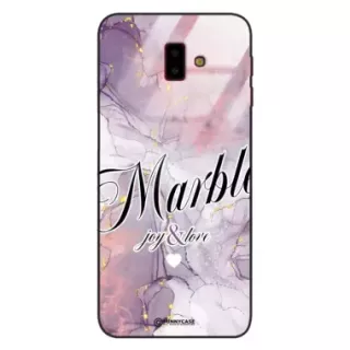 Etui Black Case Glass Marble Elegance do SAMSUNG J6 PLUS 2018 Marmurkowe