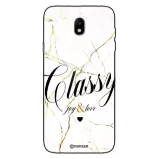 Etui Black Case Glass Marble Elegance do SAMSUNG J7 2017 Marmurkowe