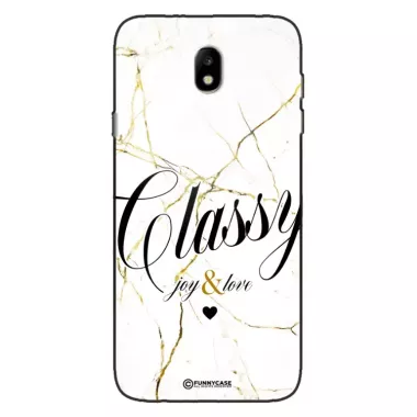 Etui Black Case Glass Marble Elegance do SAMSUNG J7 2017 Marmurkowe