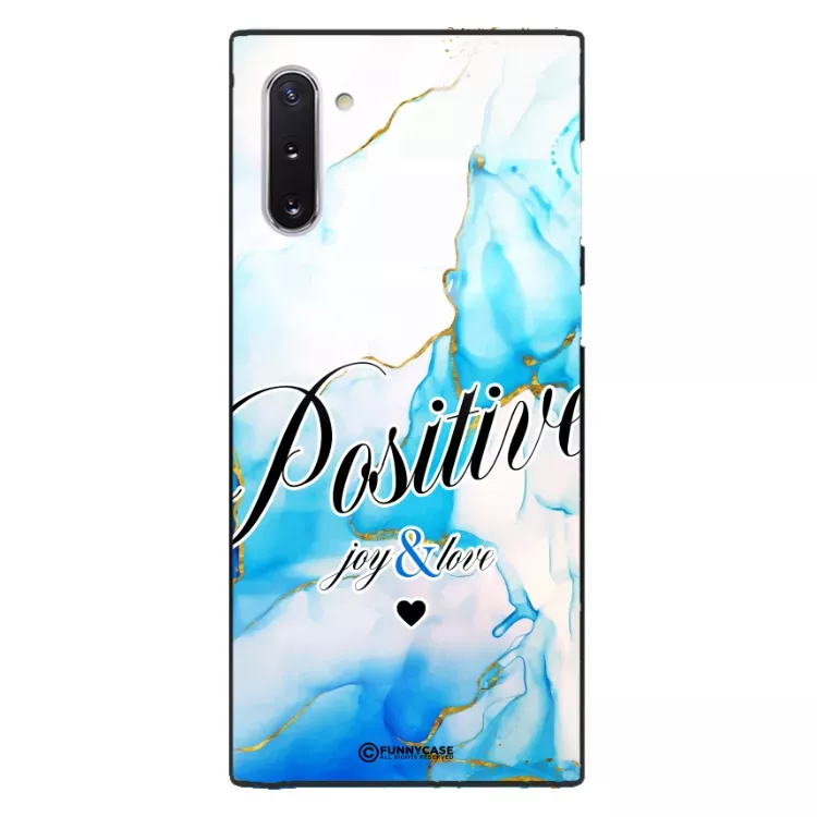 Etui Black Case Glass Marble Elegance do SAMSUNG NOTE 10 Marmurkowe