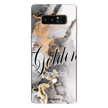 Etui Black Case Glass Marble Elegance do SAMSUNG NOTE 8 Marmurkowe